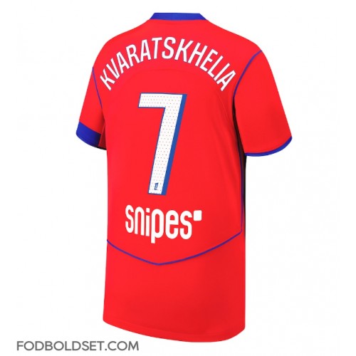 Paris Saint-Germain Khvicha Kvaratskhelia #7 Tredjetrøje 2025-26 Kortærmet